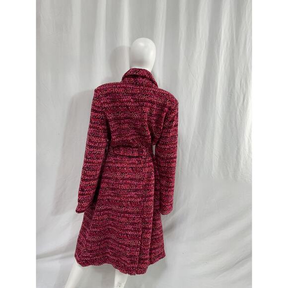 Hutch 'Kat' Pink Wrap Coat Size XL - Picture 3 of 5